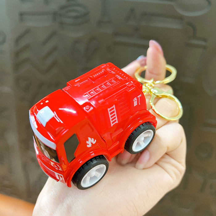 Wholesale Fire Truck Acrylic Keychain JDC-KC-YanG084