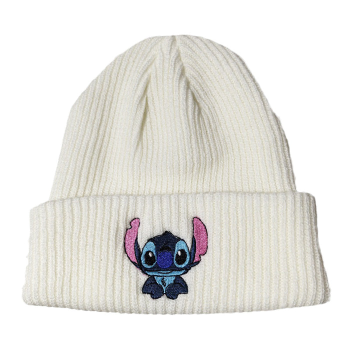 Wholesale Cartoon Embroidery Acrylic Warm Knitted Wool Hat JDC-FH-BoD013