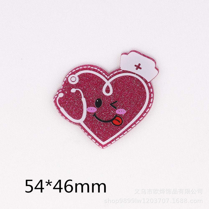 Wholesale Cartoon Organ Acrylic Pin DIY Patch Accessories JDC-FK-OuYie011