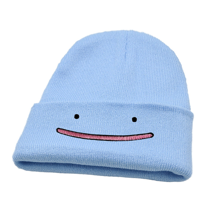 Wholesale Cartoon Embroidery Wool Knitted Hat JDC-FH-HaiPu014