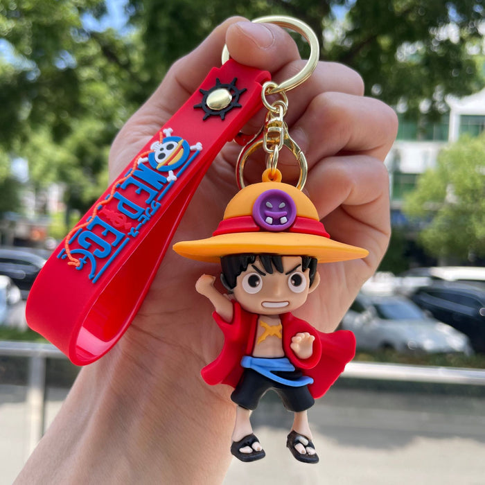 Wholesale 2pcs Cartoon Figure Keychain Backpack Pendant