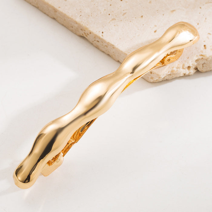 Wholesale Metallic Spring Clip Simple Starfish High-Feeling Hairpin for Women