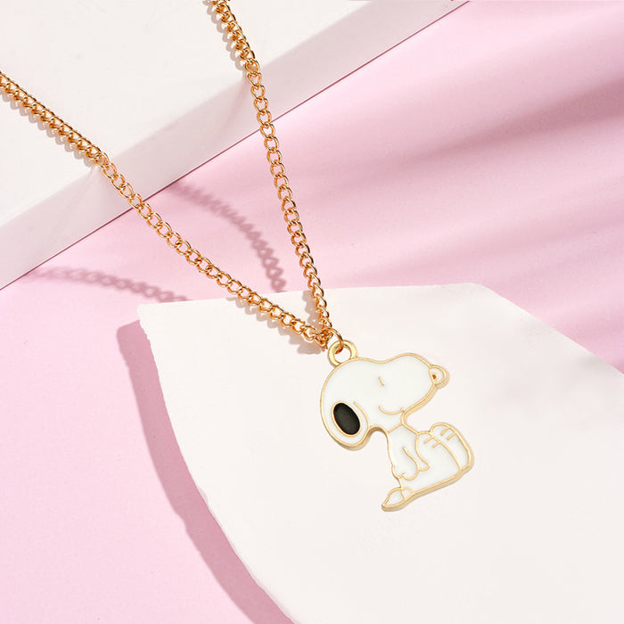 Wholesale Stainless Steel Alloy Electroplated Cartoon Pendant Necklace Fashion Jewelry Accessory