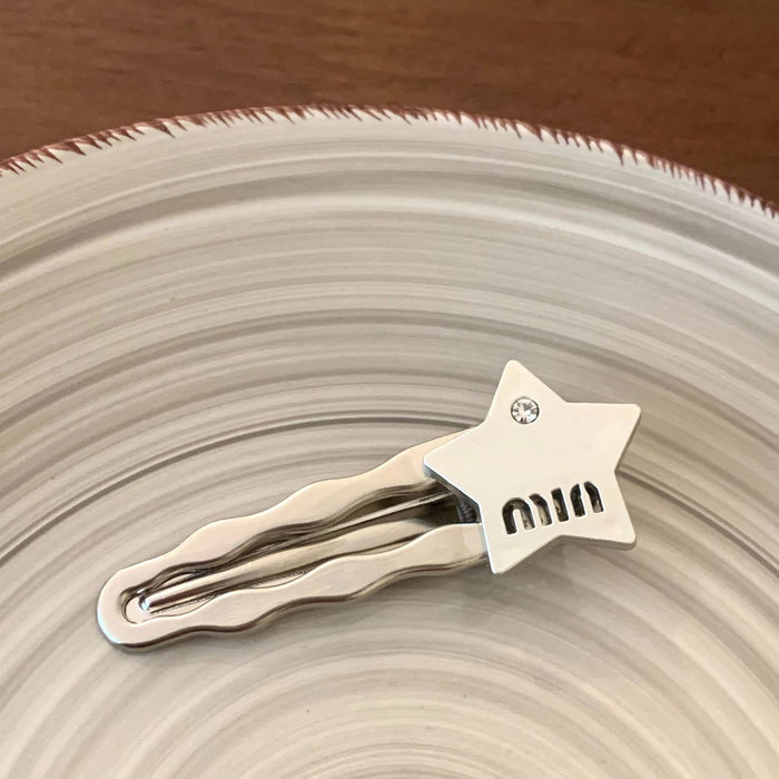 Wholesale Sweet Cool Hot Girl Y2K Star Hairpin Women's  Side Clip