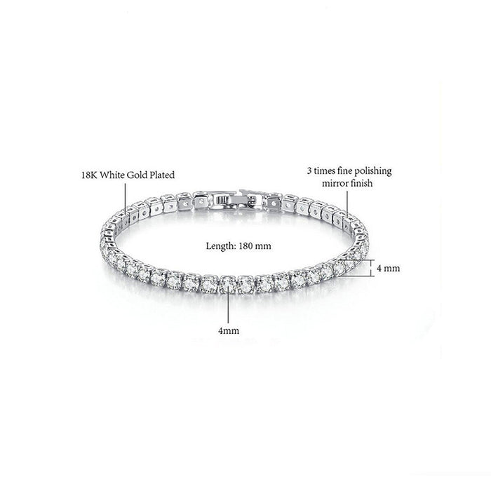 Wholesale New copper inlaid diamond bracelet with multiple rows full of diamonds and micro inlaid zircon bracelet