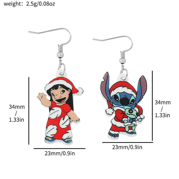 Wholesale anime star baby acrylic earrings Cartoon Doll earrings