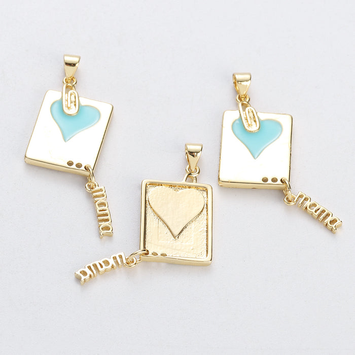 Wholesale Necklace No Fading Women's Pendant Mother's Day Pendant JDC-PT-YJ016