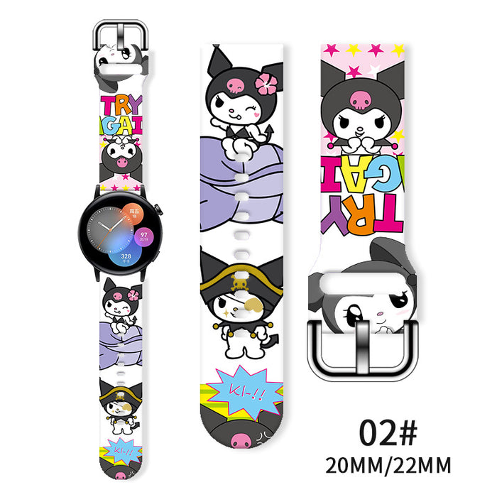 Wholesale Tpu Printed Watch Strap JDC-WD-NuoQi010