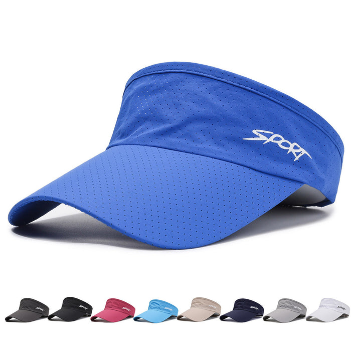 Wholesale Hat Women's Running  Sports Quick-drying Hat Sunscreen Hat Tennis Hat No Top Sun Hat Men