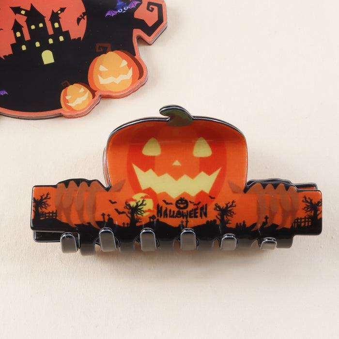 Wholesale  ghost pumpkin clip shark clip back of the head hair accessories