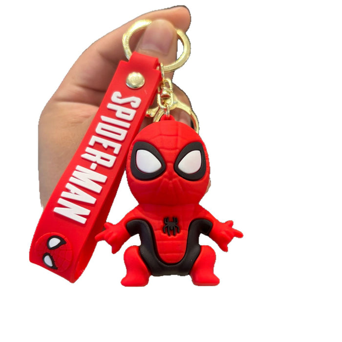 Wholesale 2PCS PVC Cartoon Keychain Pendant Bag Charm Car Key Accessory Gift