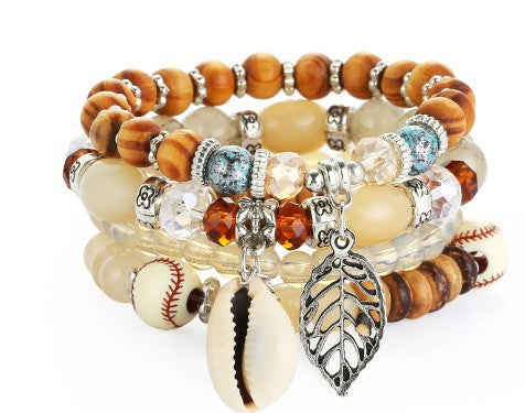 Wholesale Boho Multilayer Beaded Bracelets JDC-BT-Manw001