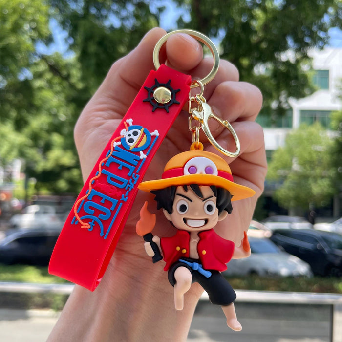 Wholesale 2pcs Cartoon Figure Keychain Backpack Pendant
