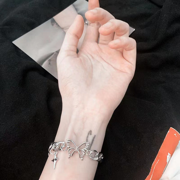 Wholesale Butterfly Star Bracelet Chain Accessible Hand Jewelry Accessories