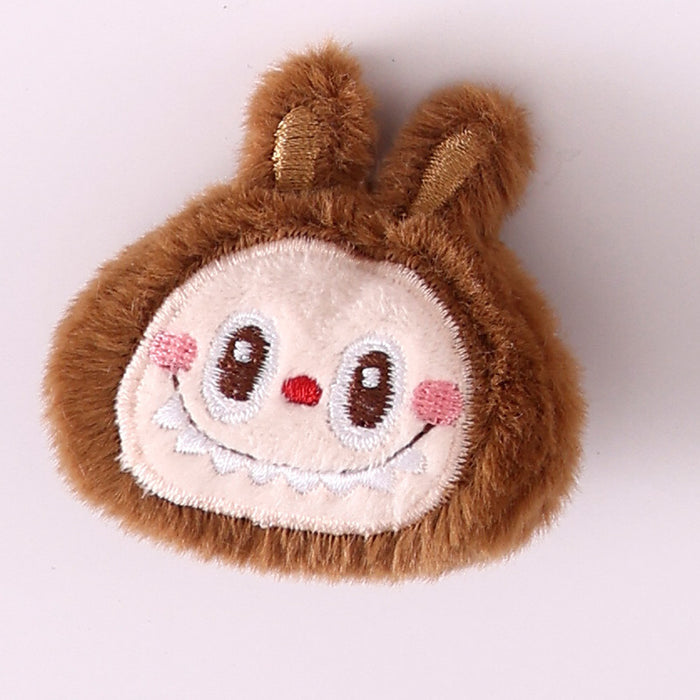 Wholesale Cartoon Brooch Plush Batch Cute Cloth Doll Toy Bag Pendant Clothing Accessories