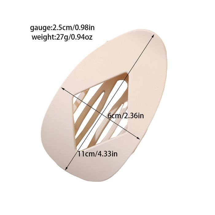 Wholesale Personalized fashion leopard print all-match flat duckbill hairpin diamond-shaped solid hairpin hair accessories headdress