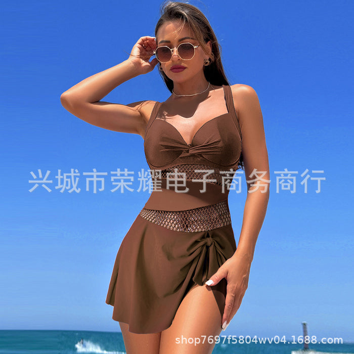 Wholesale New one-piece swimsuit for women, swimsuit skirt