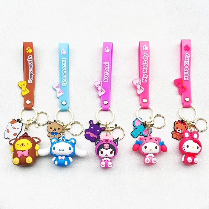 Wholesale PVC Cartoon Doll Keychain JDC-KC-ChuC045