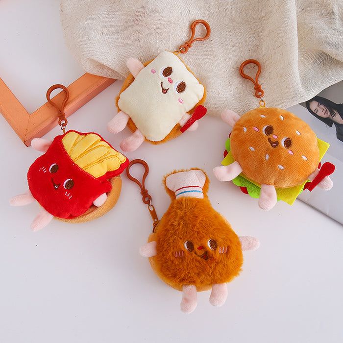 Wholesale Creative Cartoon Wallet Plush Dolphin Pendant Coin Storage Bag