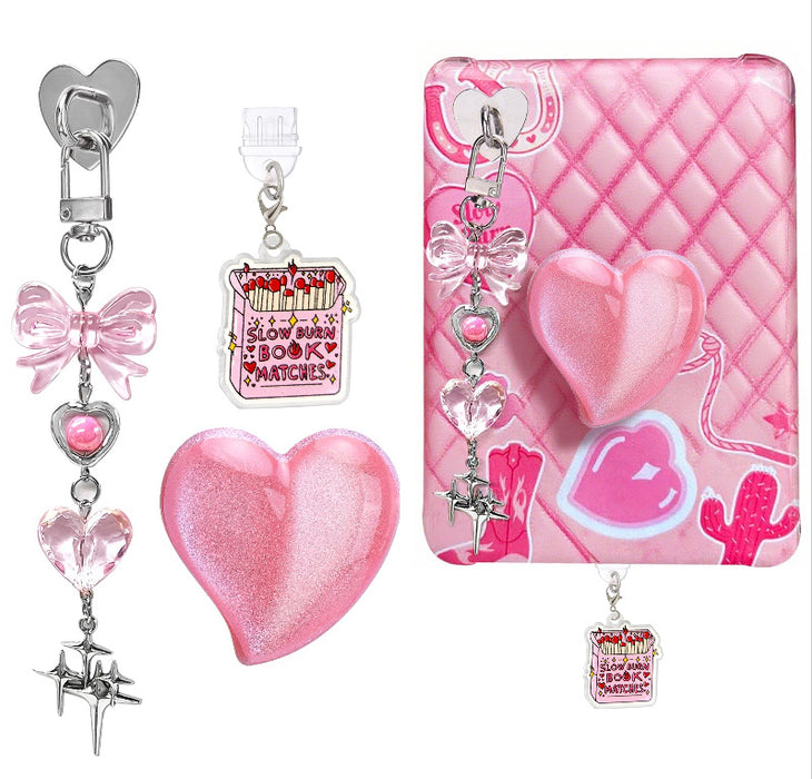 Wholesale Bow pendant phone dust plug phone stand