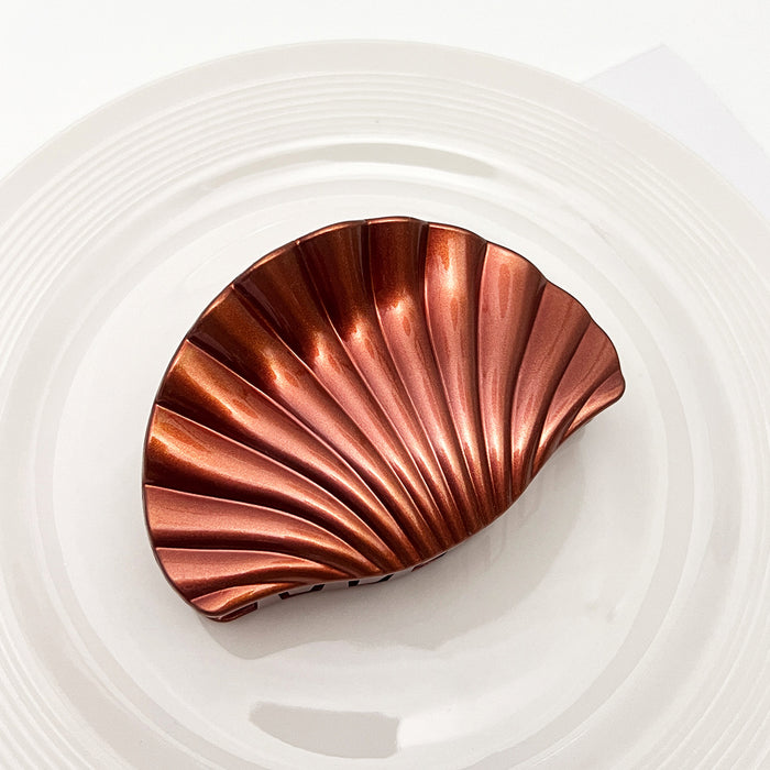 Wholesale Grab clip women's light luxury style personalized hair clip fan-shaped disc hair shark clip hair clip headband