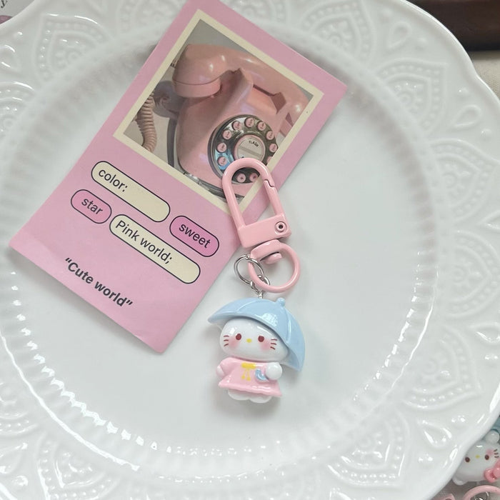 Wholesale Cute Cat Keychain Cartoon Sweet Pendant