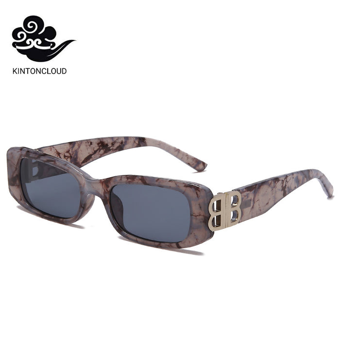 Wholesale PC small rectangular frame sunglasses JDC-SG-HNB008