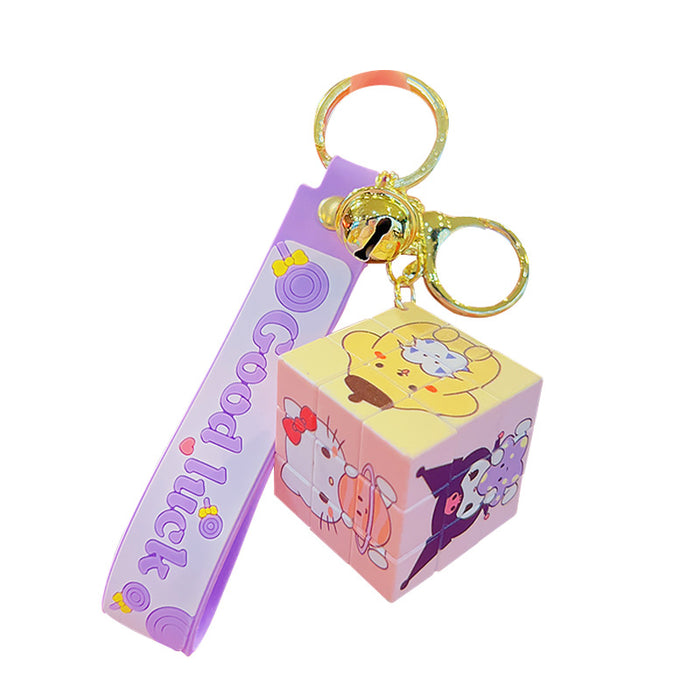 Wholesale Cartoon Rubik's Cube Creative ABS Keychain JDC-KC-KuM017