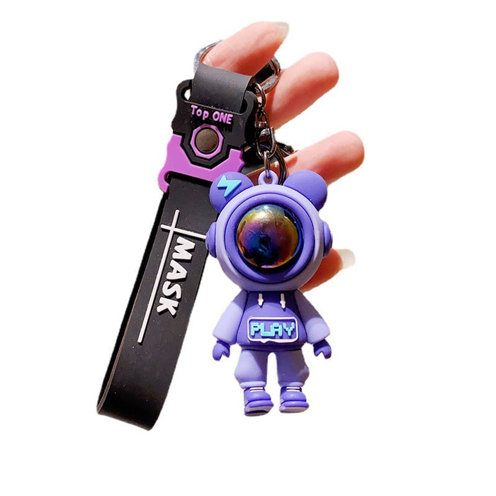 Wholesale Cute Cartoon Astronaut Couple Keychain JDC-KC-TTY001