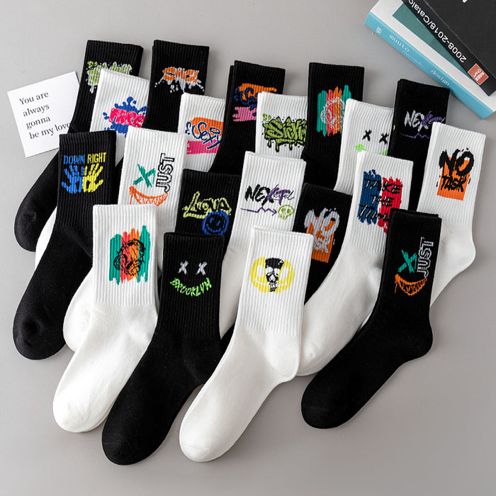 Wholesale Socks women' s sports socks cotton socks white stockings autumn and winter