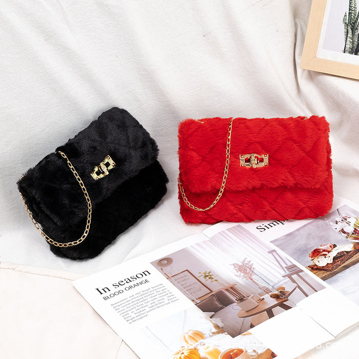 Wholesale Shoulder Bag Plush Fashion Versatile  JDC-SD-BYang008