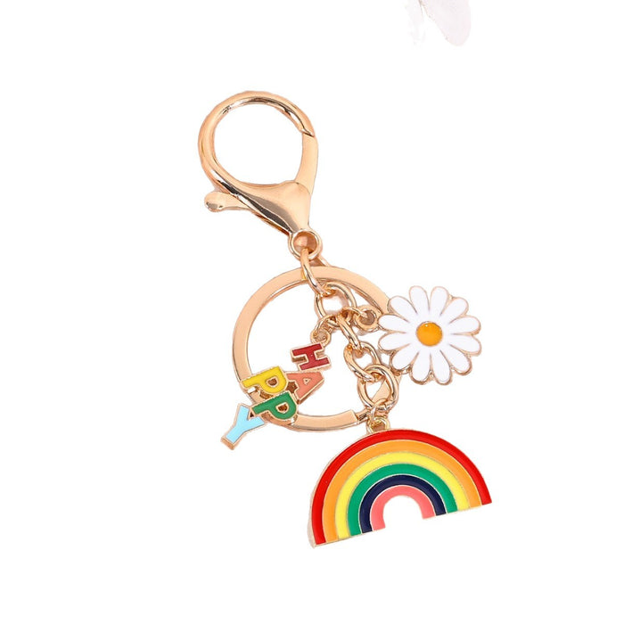 Wholesale Alloy keychain cartoon cute bag key pendant gift keychain
