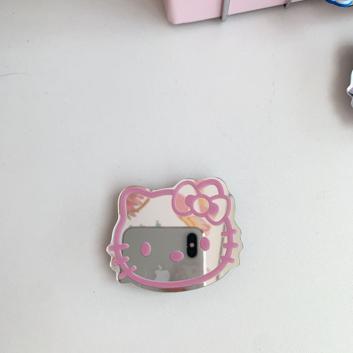 Wholesale Colorful Cat Makeup Mirror Mobile Phone stand