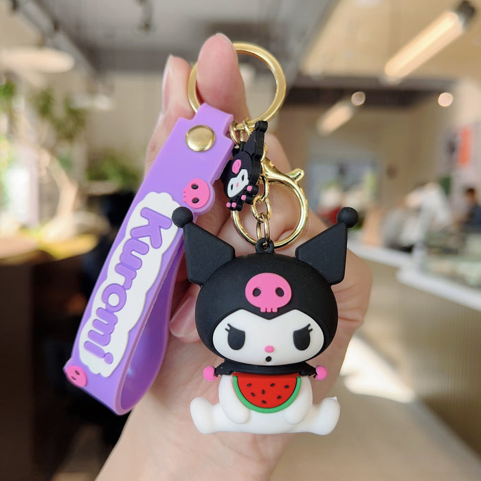 Wholesale Silicone Cartoon Doll Keychains (S) JDC-KC-WC015