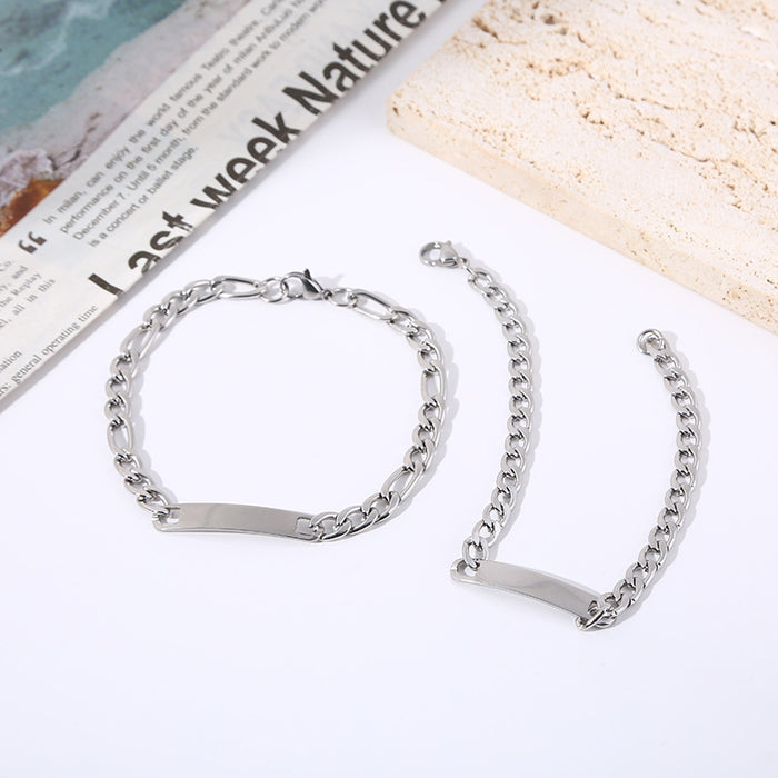 Wholesale Smooth Long Stainless Steel Bracelet JDC-BT-LiR007