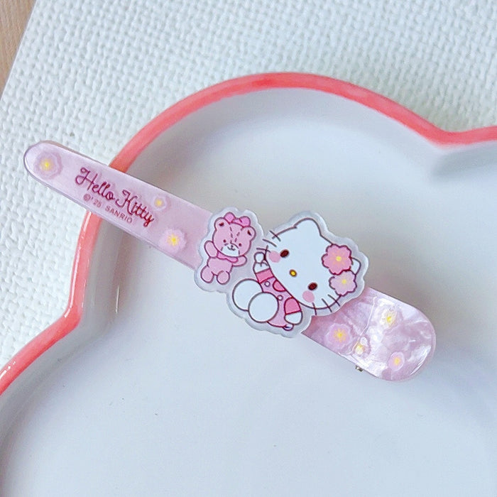 Wholesale Cute Cartoon Cat Acrylic Hair Clip for Bangs