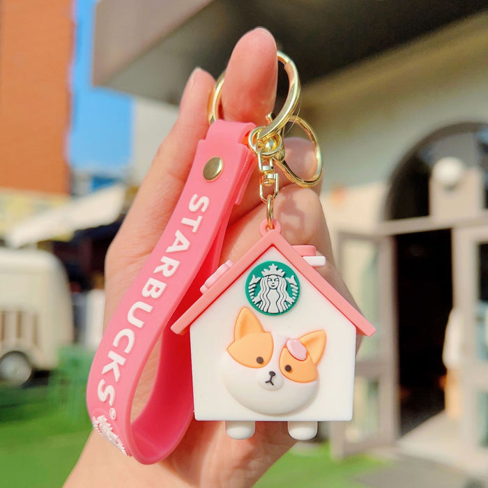 Wholesale Cute Cartoon Doll Silicone Keychain JDC-KC-WC021