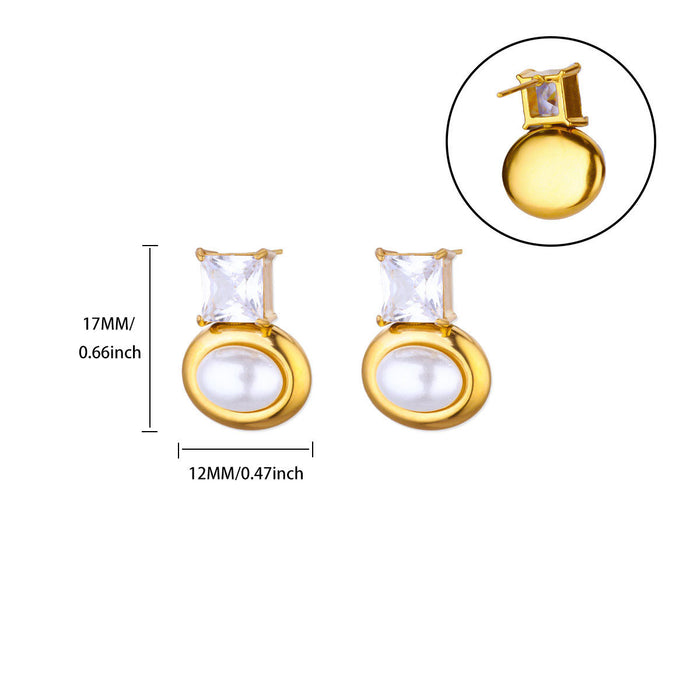 Wholesale Butterfly Ocean Element Love Flower Pendant Earrings Vacuum Plated Fashion Trend Earrings