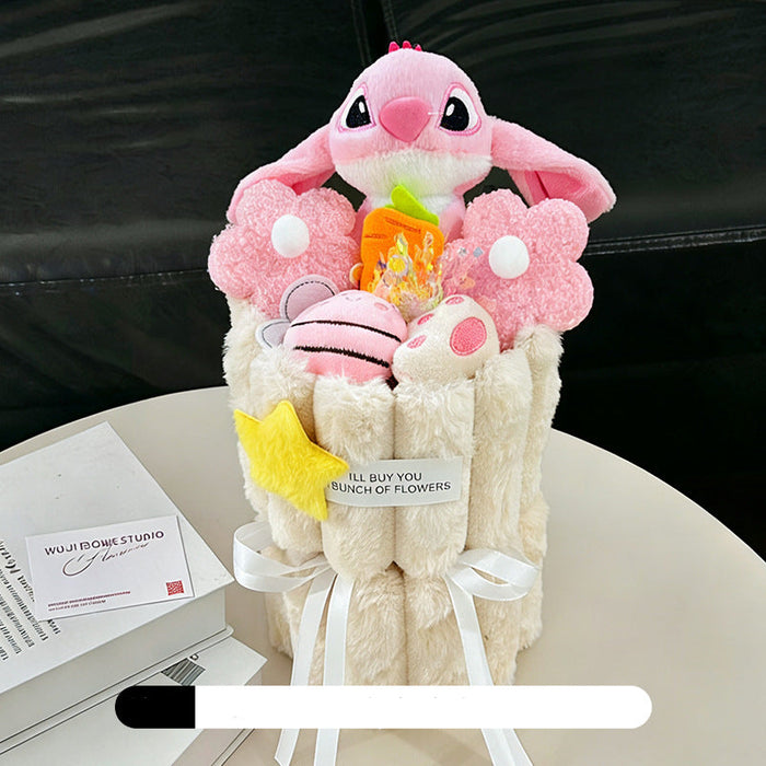 Wholesale Decorations Cute plush doll bouquet for Christmas.