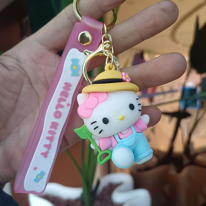 Wholesale Silicone Cartoon Doll Keychain JDC-KC-YiChang010