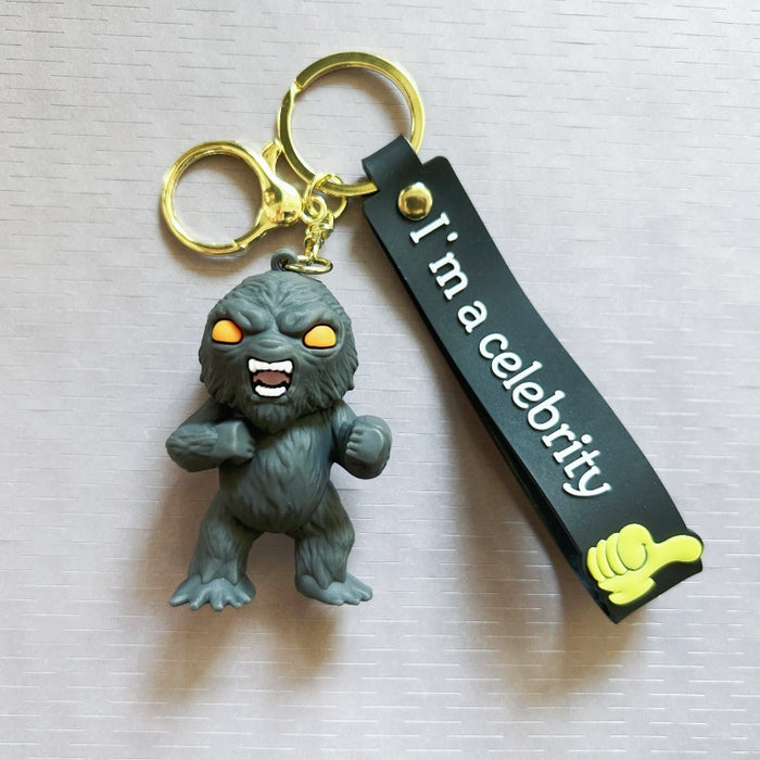 Wholesale PVC Cartoon Monster Doll Keychain JDC-KC-WuYi150