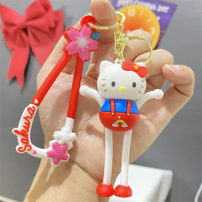 Wholesale PVC Cartoon Doll Keychain JDC-KC-WuYi032