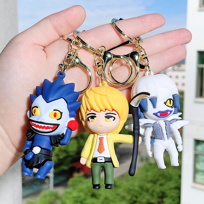 Wholesale Cartoon Silicone Doll Keychain JDC-KC-QiChao031