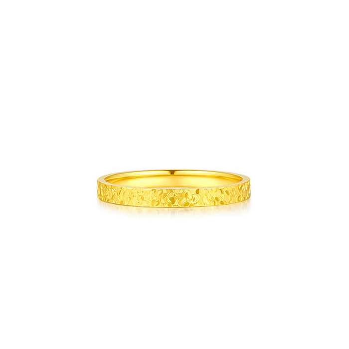 Wholesale Ring plated with real gold, narrow version, paired ring, plain ring, women's ring