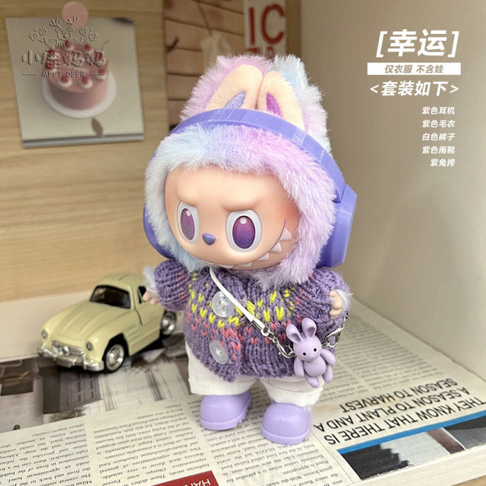 Wholesale Vinyl Doll Clothes Lucky  Clothes Trendy Cool Overalls