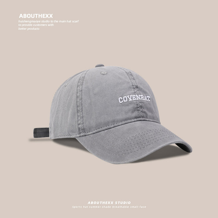 Wholesale Washed Hat Men's and Women's  Double Baseball Cap Face Small All-match Soft Top Cap Trendy