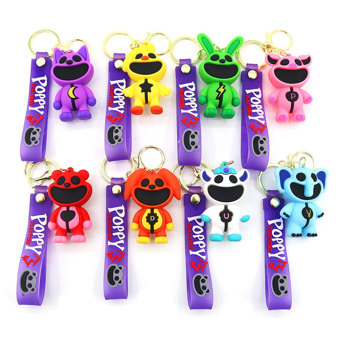 Wholesale Cartoon Cute PVC Doll Keychains JDC-KC-HaoAn010