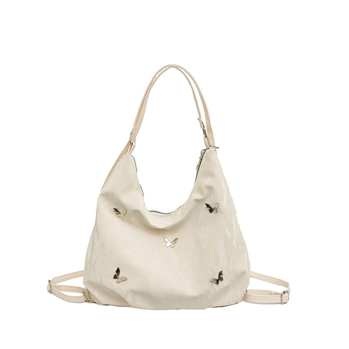 Wholesale Large capacity bag, high-end feel, niche commuting tote bag, backpack, single shoulder, crossbody backpack