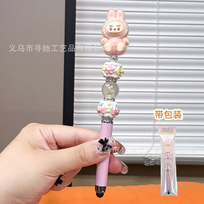 Wholesale DIY Cute Beaded Pen for Mobile Phones and Tablets Touch Screen Gel Ballpoint Pen