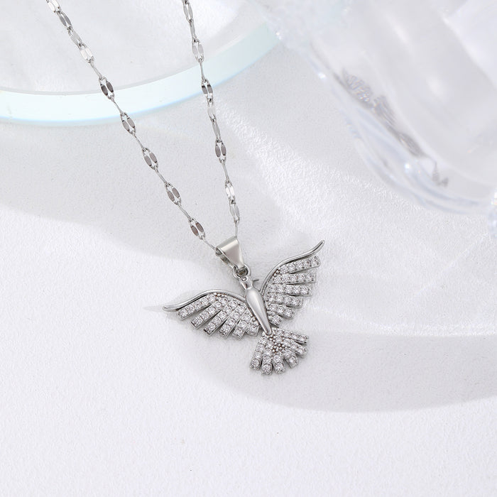 Wholesale Phoenix wings necklace diamond net red clavicle chain jewelry